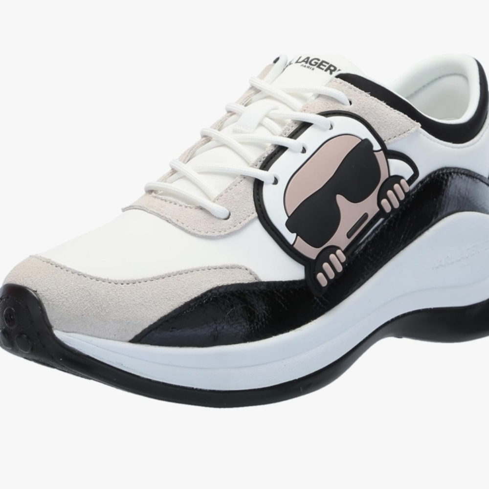 Karl Lagerfeld White and Black Sneakers